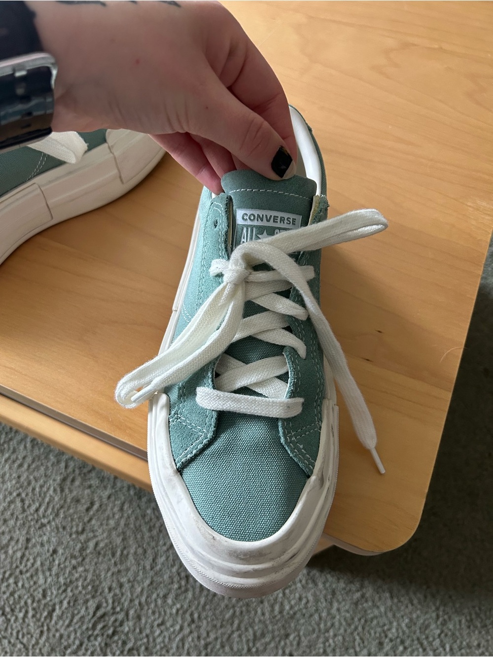 Converse Chunky Blue Sneaker WOMENS 8 - Picture 4 of 8